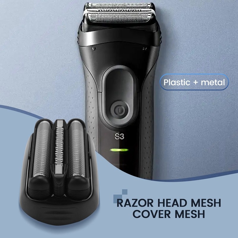21B เครื่องโกนหนวดเปลี่ยนหัวสําหรับ Braun Series 3 มีดโกนไฟฟ้า 301S,310S,320S,330S,340S,360S,3010S,3