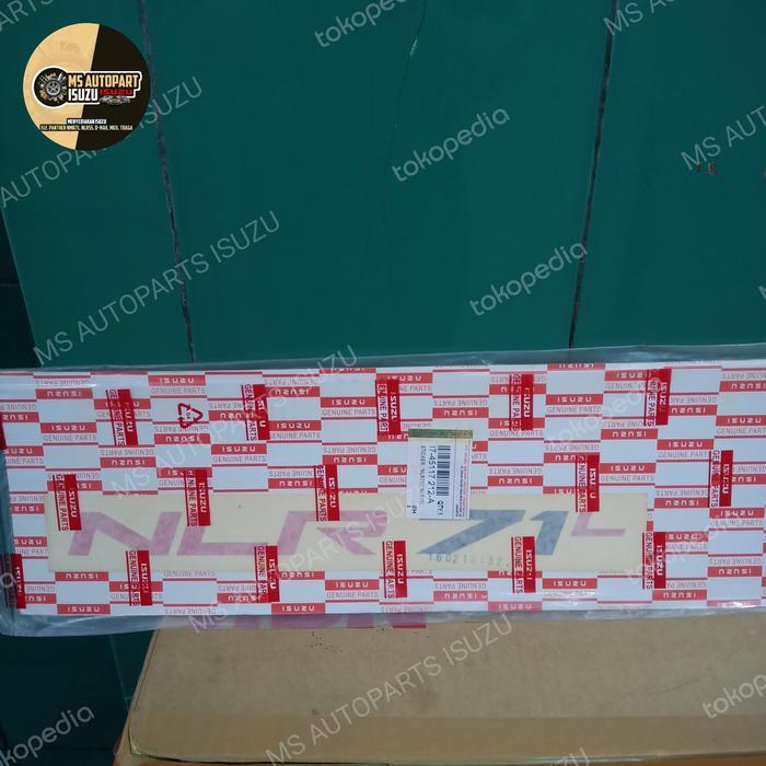 สติ๊กเกอร์ ISUZU GIGA NLR 71 L NLR71L ด้านหน้าโล่