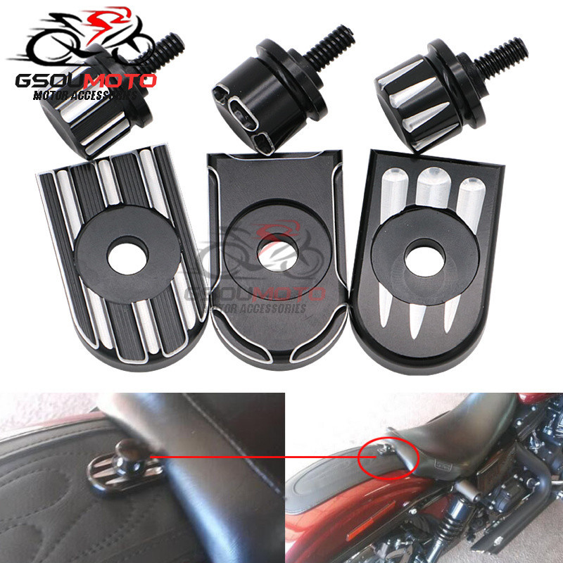 รถจักรยานยนต์ Seat Bolt Tab สกรู Mount Knob สําหรับ Harley Sportster XL 883 1200 Street XG 750 Dyna 