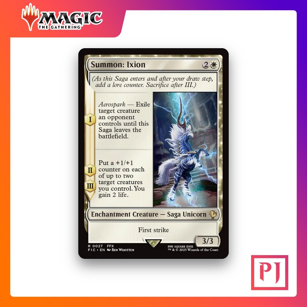 [MTG] Summon: Ixion (#27) [FIC] [WHITE] [RARE] | Magic the Gathering