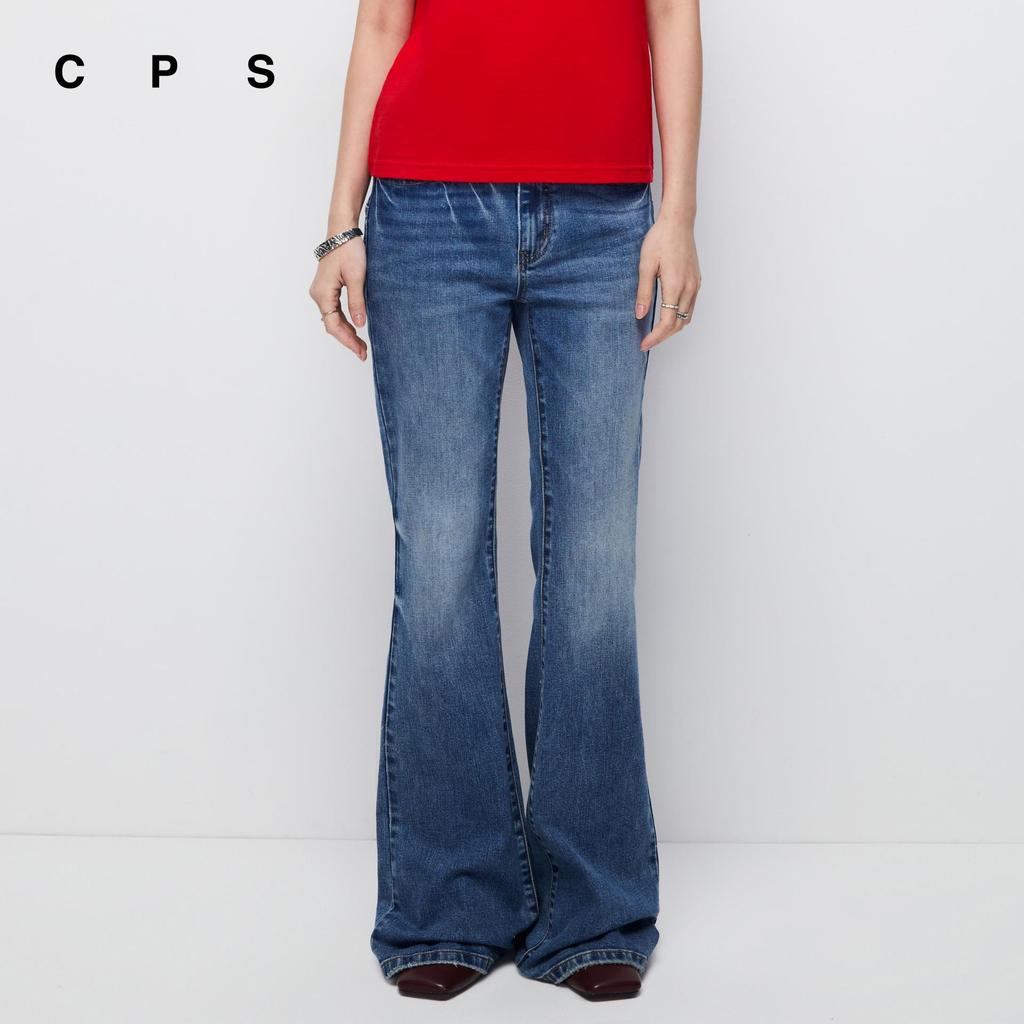 CPS กางเกงยีนส์ขาบานเอวต่ำ ผู้หญิง LOW-RISE FLARE JEANS รุ่น C26SGWA010 (SS26#A1)