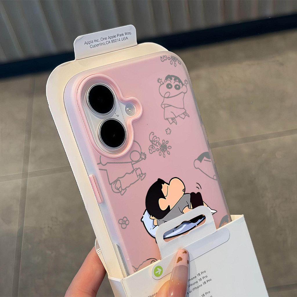 Shinchan Unique Jelly 2 In 1 Case Realme Realme Note 70 80 C85 Pro C71 C75X C75 Note 60X Gd2H1K8 Pop