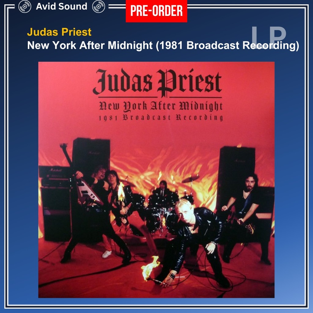 Pre-Order แผ่นเสียง Judas Priest New York After Midnight (1981 Broadcast Recording) ใหม่ ซีล Judas Priest Vinyl LP