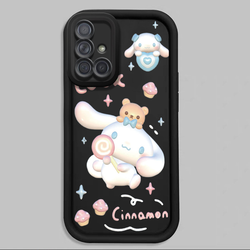 เคสสำหรับ Samsung A71 เคสโทรศัพท์สุนัขน่ารักสามสีซิลิโคนซอฟต์เชลล์กันกระแทก