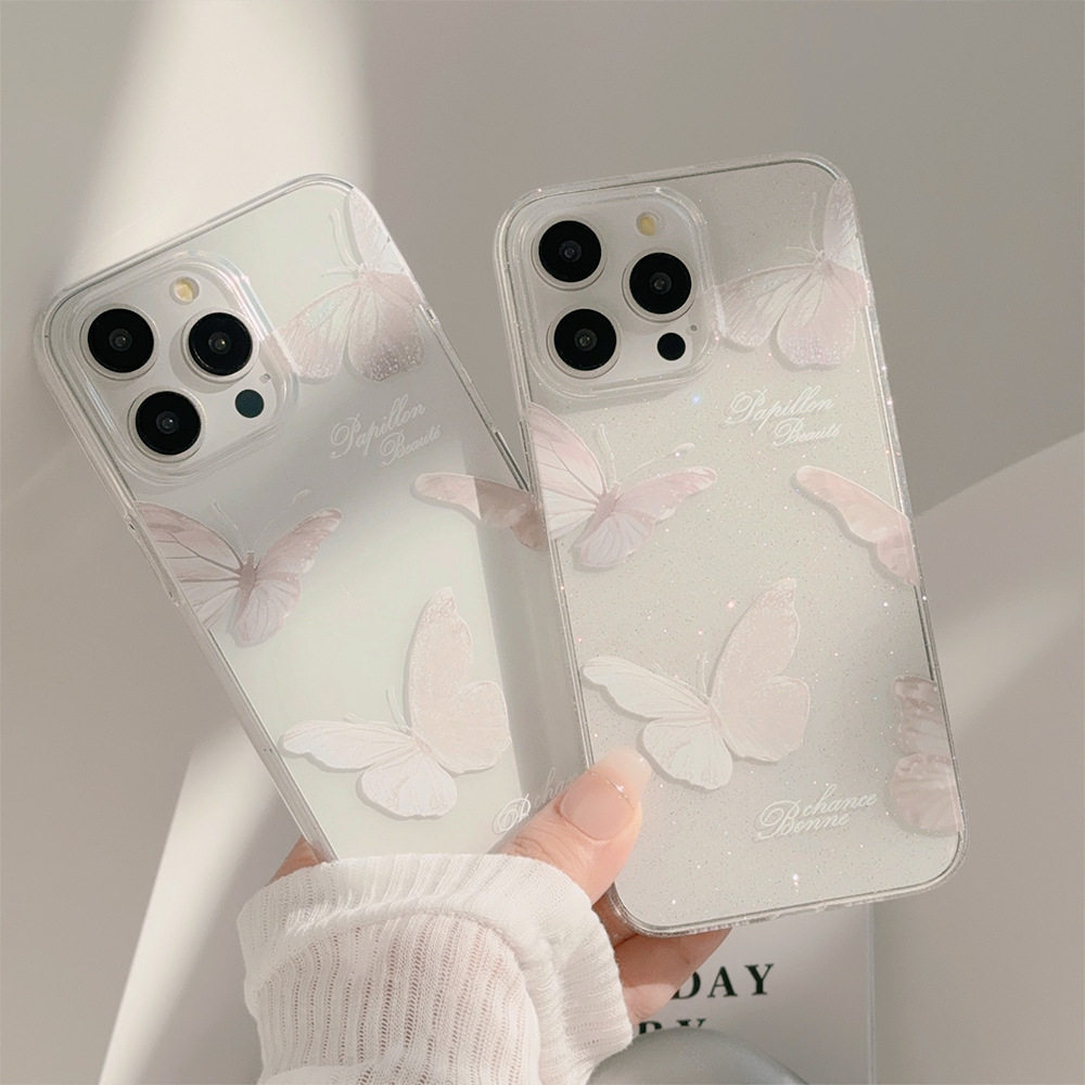สาวพรีเมี่ยมผีเสื้อความงามกรณีRedmiหมายเหตุ15 Pro + 5Gหมายเหตุ11Sหมายเหตุ14 Pro 13 4G 9S 10S 12 Pro 