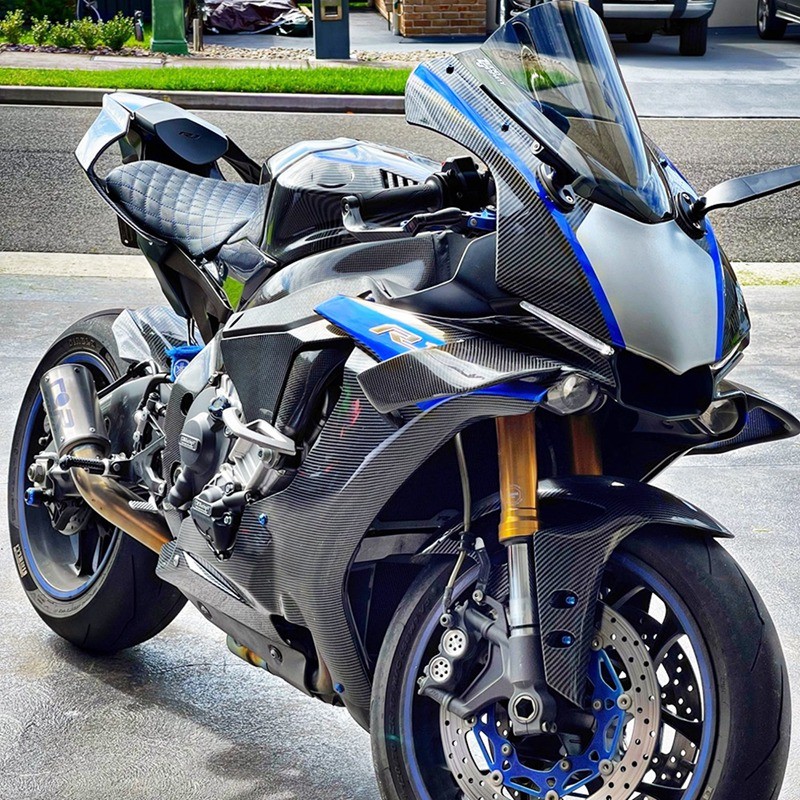 กระจกรถจักรยานยนต์ดัดแปลงลมปีกปรับหมุนกระจกมองหลังสําหรับ YAMAHA R15 R25 R3 R1 R1S R6 R6S V2 V3