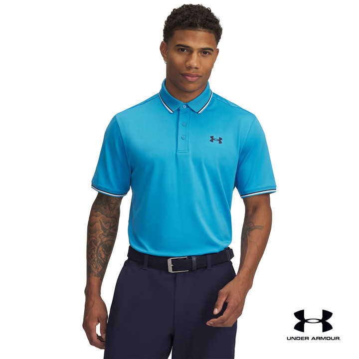 Under Armour เสื้อโปโลสำหรับผู้ชาย UA Playoff 3.0 Rib