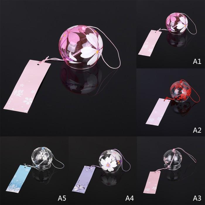 GANTUNGAN AMS - Furin Glass Wind Chime ตกแต่งแขวน JJ750