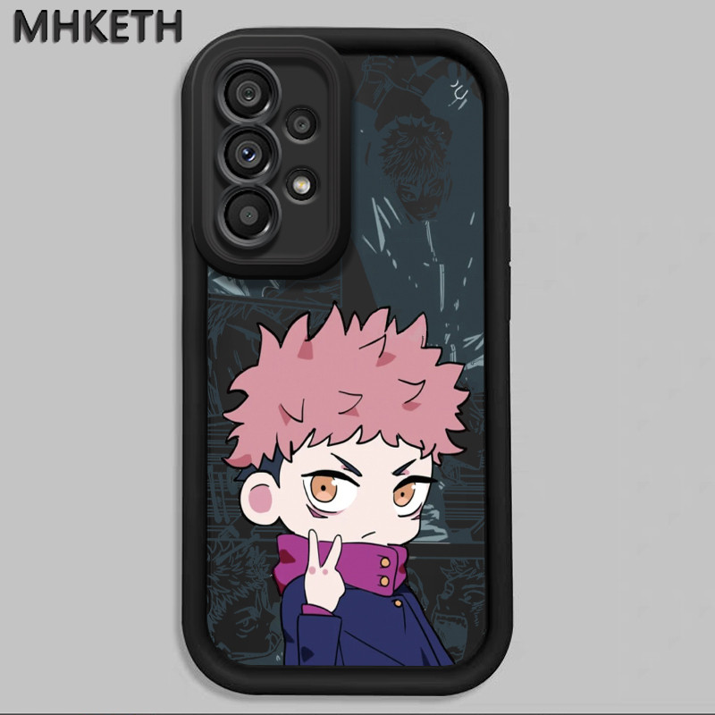 MHKETH เคสสำหรับ Samsung A73 5G เคสโทรศัพท์ซิลิโคนการ์ตูนQน่ารัก
