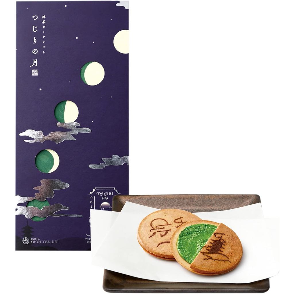 Gion Tsujiri Tsujirino Tsuki 9-Piece Set Kyoto Matcha Sweets Concentrated Matcha Senbei Souvenir Gif