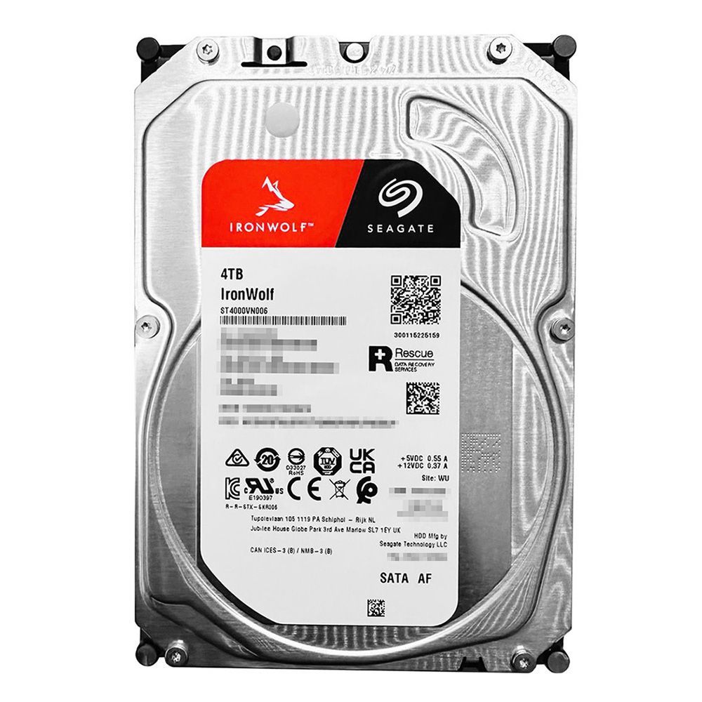 Seagate IronWolf 4TB SATA 3.5-inch 5400rpm Internal NAS HDD (ST4000VN006)
