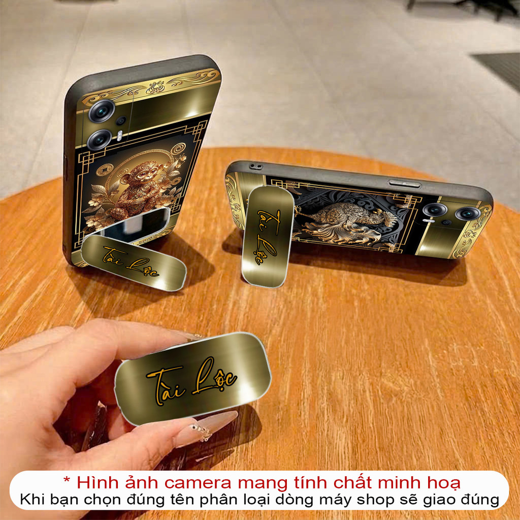 Realme 14, เคสยืดหยุ่น Realme 14T 5G พร้อมที่วางโทรศัพท์ IRING สําหรับสัตว์ 12 ราศี
