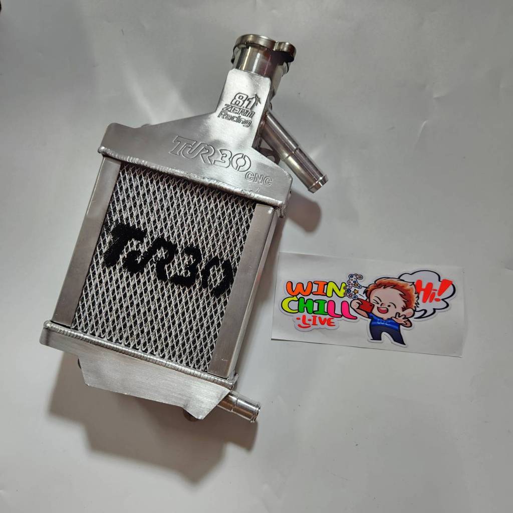 TURBO หม้อน้ำ งานสร้าง CNC GIORNO / PCX160 งานเชื่อมมือแบบเนียนๆ
