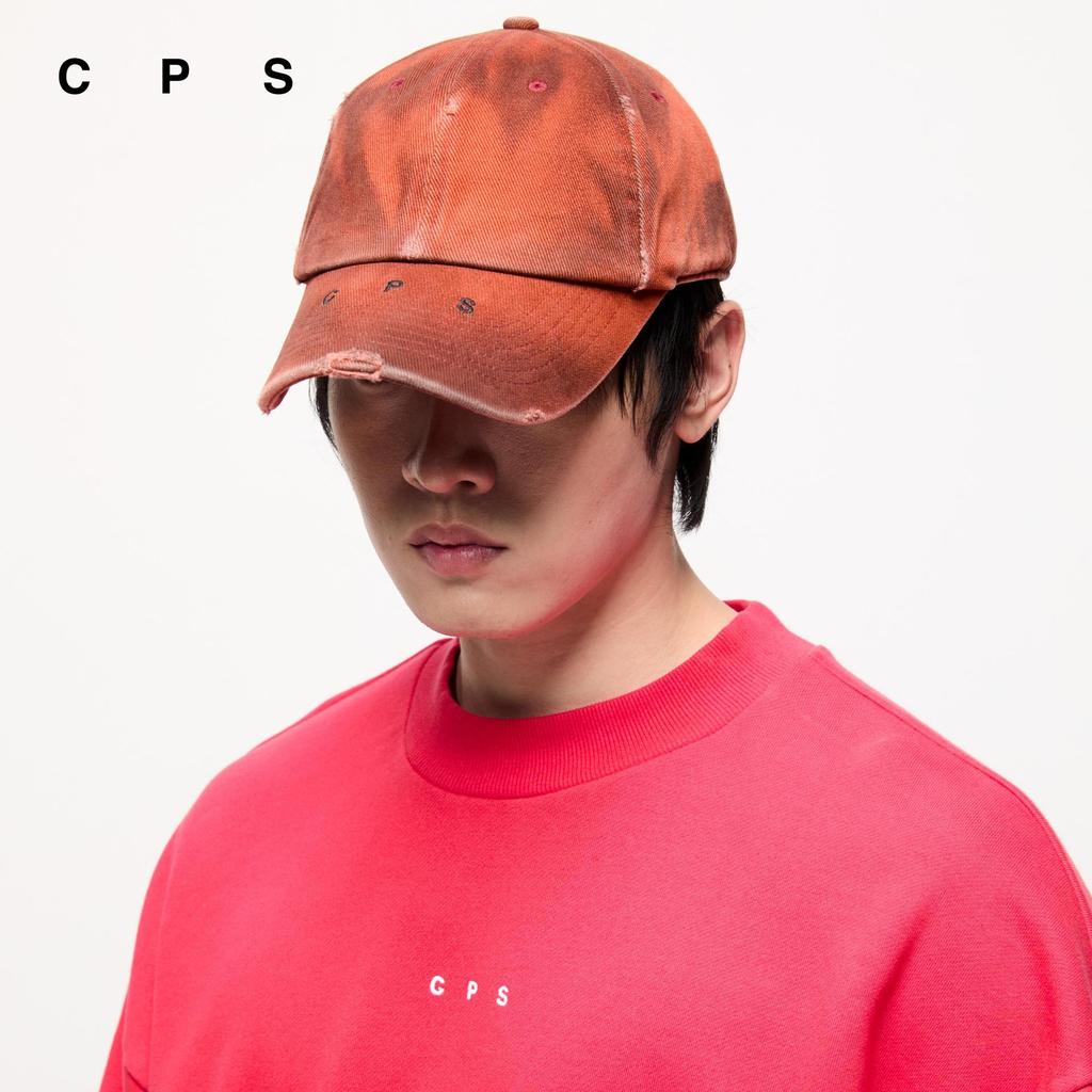 CPS หมวกเบสบอลแต่งขาด ผู้ชาย DESTROYED BASEBALL CAP รุ่น C26SAMA009 (SS26#A1)