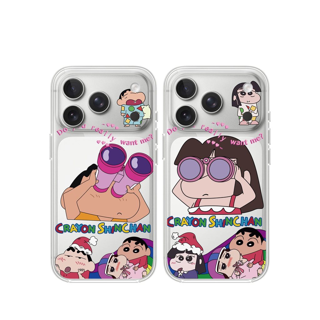 สาวการ์ตูน Shin Chan คู่ปลอก Redmi Note 15 Pro + 5G หมายเหตุ 14 Pro 9S 10S หมายเหตุ 11S 13 4G 12 Pro