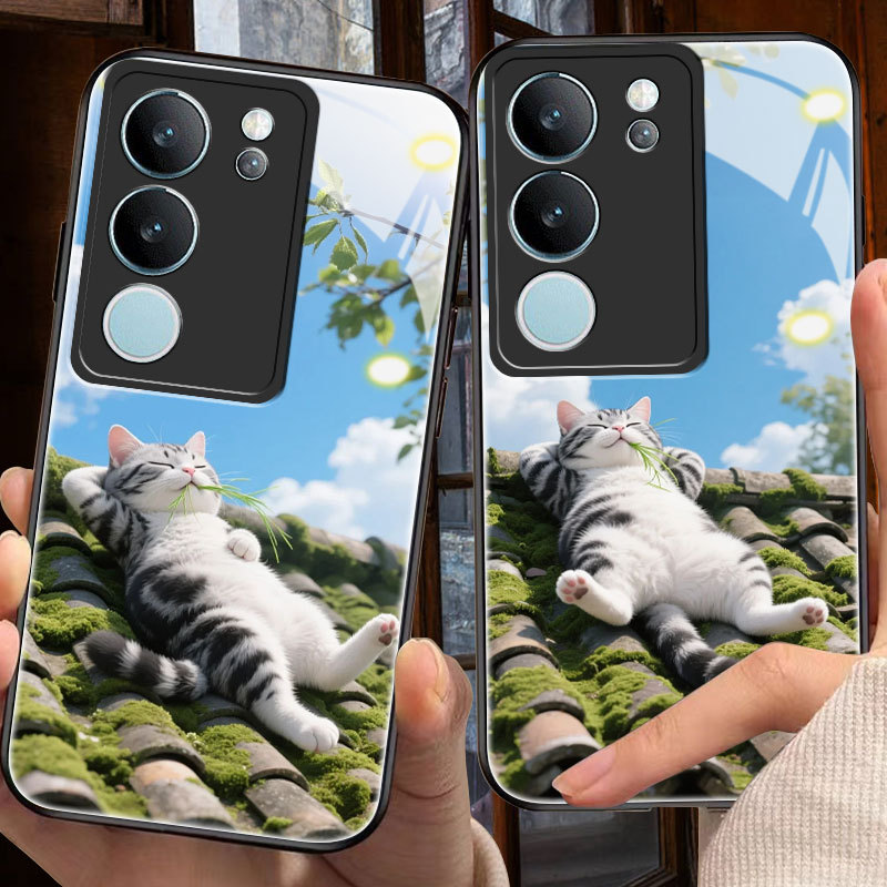 Cat Casing for vivo v29/e,v30/e,v40/v50/v60/lite,v11i,v15,v17,v19,v20/se,v21/e,v23/e,v23/e,v25/e,v25