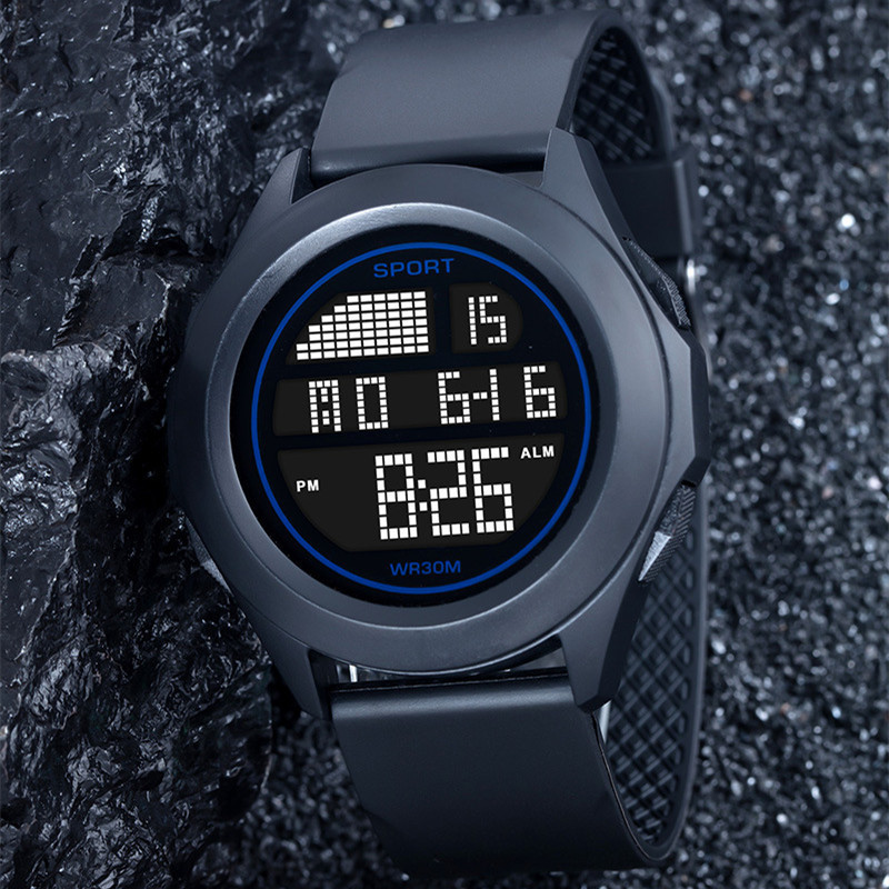 POSHI Mens Waterproof Luminous Business Watches Date Mens Wrist Watch Stainless Steel