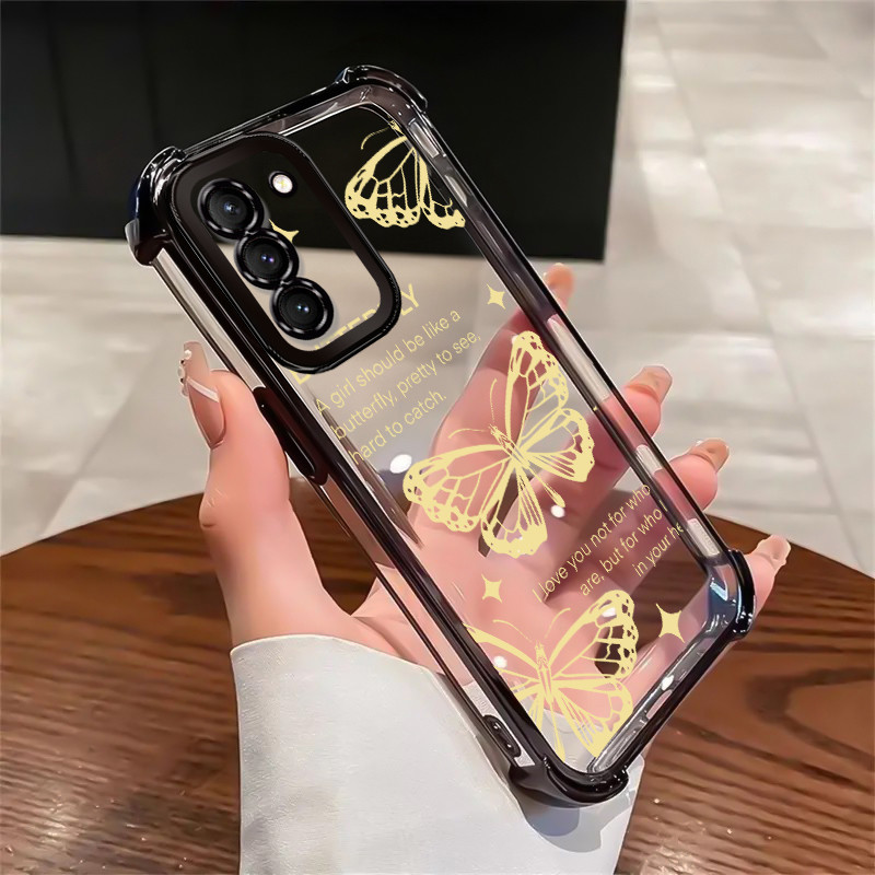เคสสำหรับ Samsung S22 Plus S22 Ultra S21 Plus S21 FE S21 Ultra เคสโทรศัพท์มนุษย์อวกาศเปลือกแก้วกันกระแทก