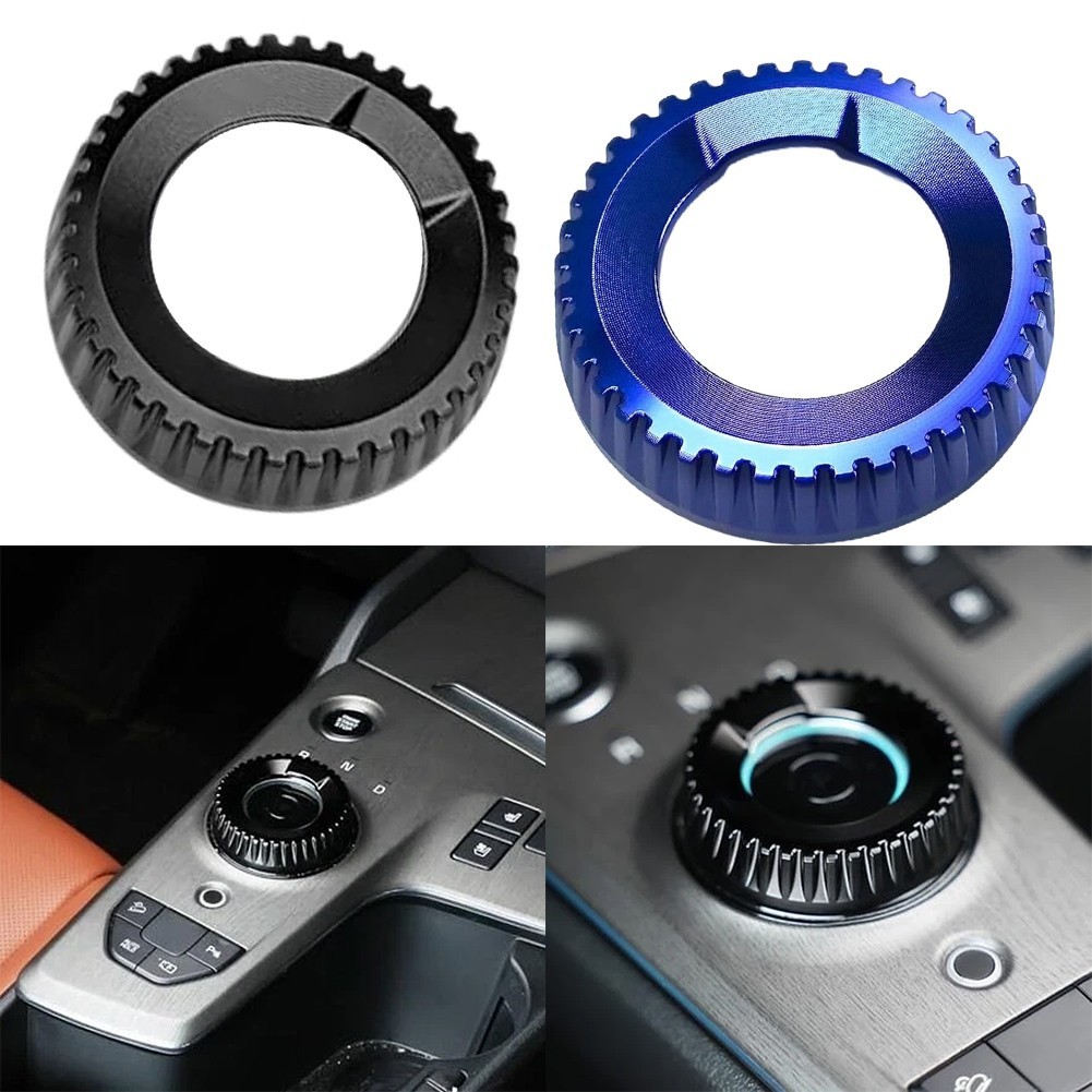 ⭐ มาใหม่⭐ฝาครอบหัวเกียร์อลูมิเนียมสําหรับ Kia EV6 2022-926 สําหรับ NIRO EV-[shop-th]