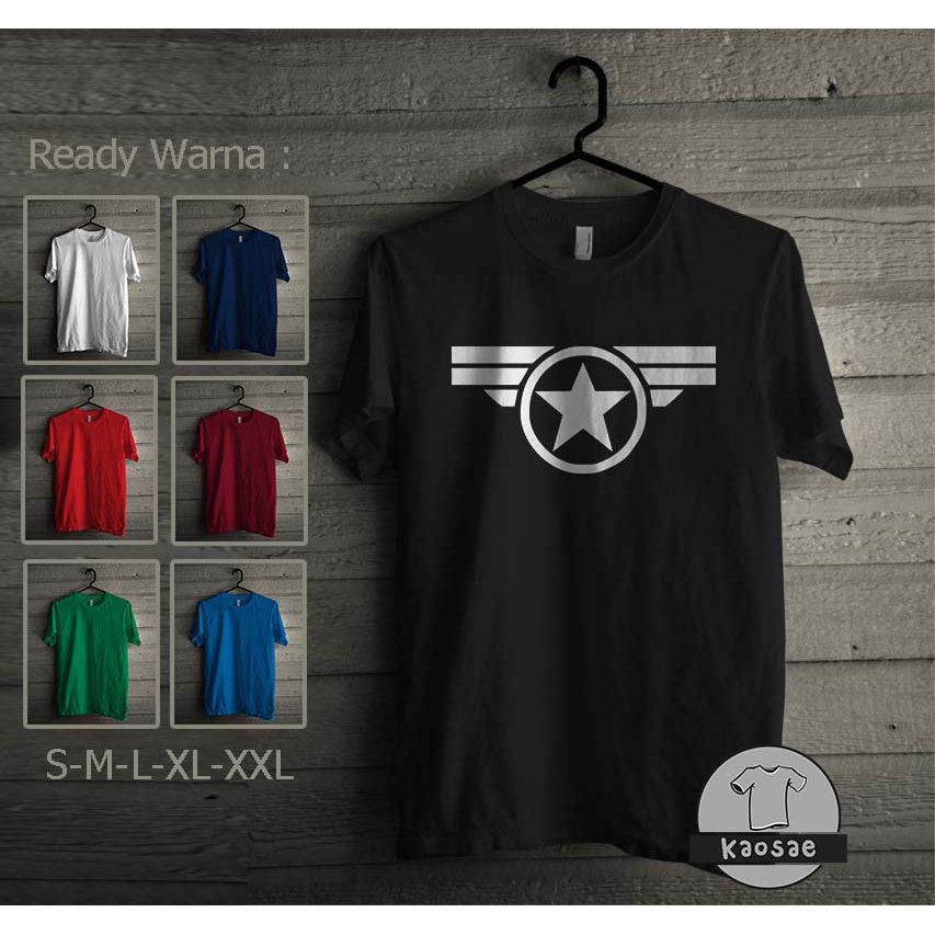 เสื้อยืด Captain Avenger เสื้อยืด Distro