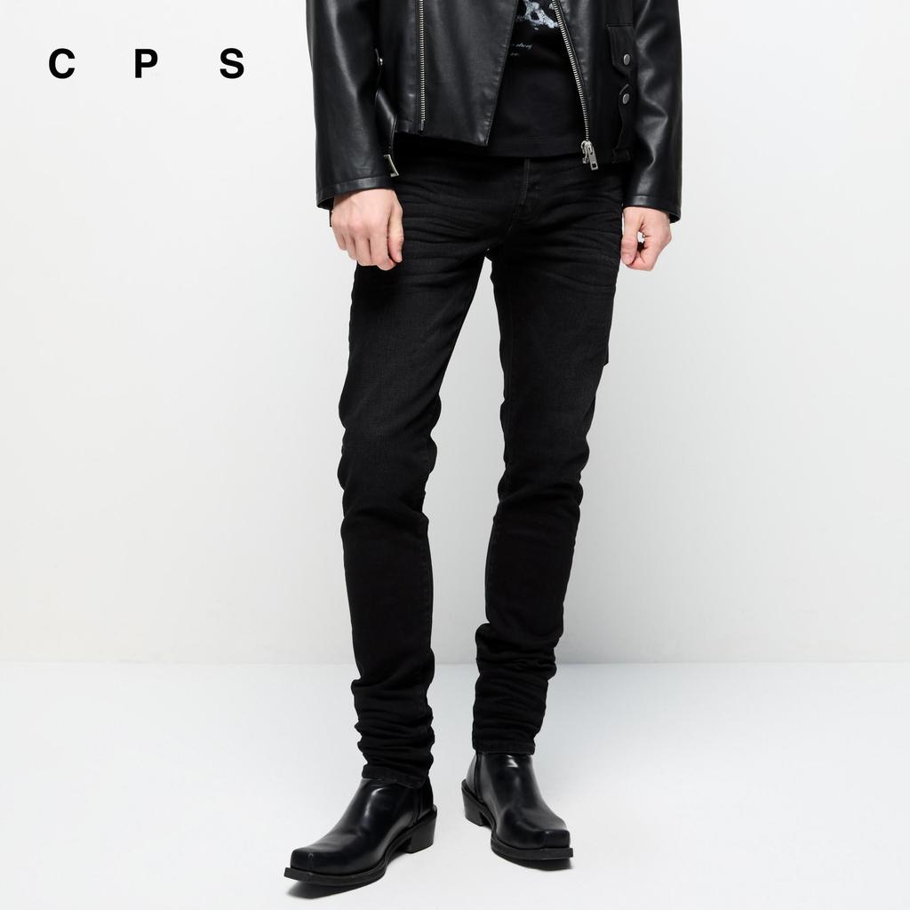 CPS กางเกงยีนส์ทรงซูเปอร์สกินนี่สีดำ ผู้ชาย BLACK SUPER SKINNY JEANS รุ่น C26SGMA078 (AW26#CO)