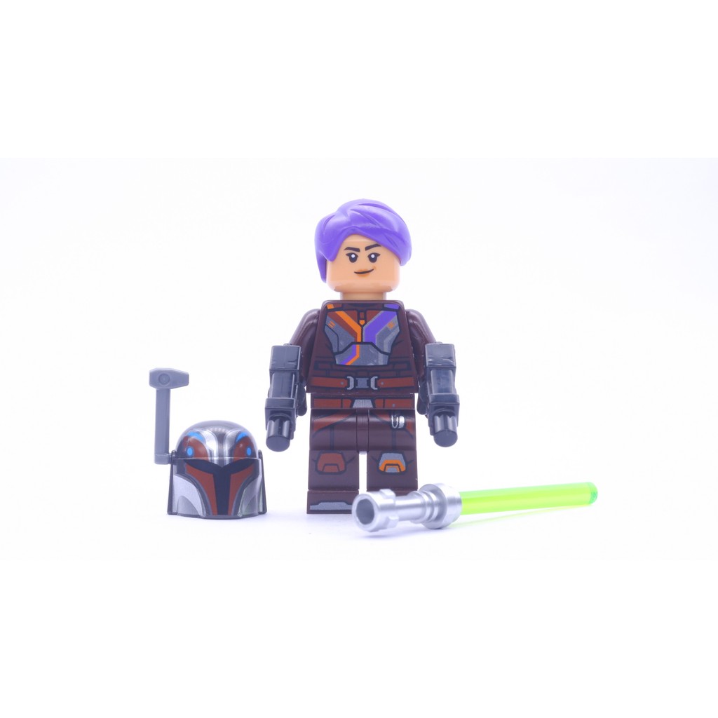 Pearbrick |instock| Sabine Wren with extra hair จากชุด 75362 T-6 Jedi Shuttle | Authentic 100% Star 