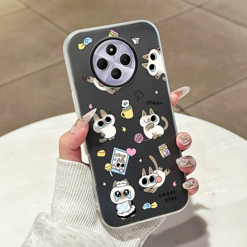 เคสสำหรับ Xiaomi Redmi 14C 4G 14C 5G A4 5G 14R 5G POCO M7 5G C75 4G C75 5G เคสโทรศัพท์ซอฟต์เชลล์