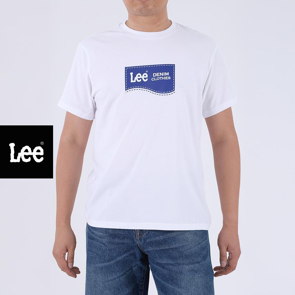 LEE เสื้อยืดแขนสั้นผู้ชาย รุ่น LE S226MTSSF12 สีขาว