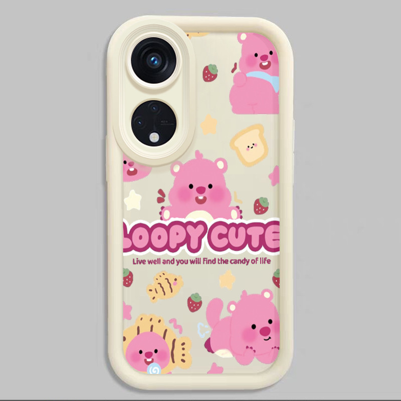 เคสสำหรับ OPPO Reno 8T 5G A1 Pro เคสโทรศัพท์บีเวอร์ปลาการ์ตูนซิลิโคนซอฟต์เชลล์กันกระแทก