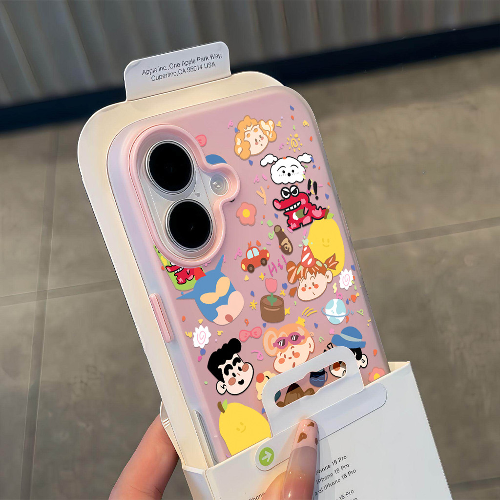 Shinchan Jelly 2 In 1 Family Photo Casing Vivo Y21D Y05 V70 Fe Y400 V60 Lite Y29 5G Z10R 5G Y19S Pro