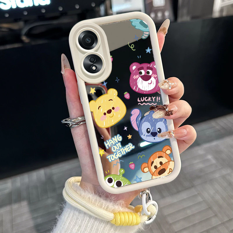 เคสลายการ์ตูนสัตว์ สำหรับ OPPO A58 5G/A58X 5G/A58 4G/A78 4G/A78 5G/A1X 5G/A2X 5G/A98 5G/A1 5G/F23 5G thumbnail 5