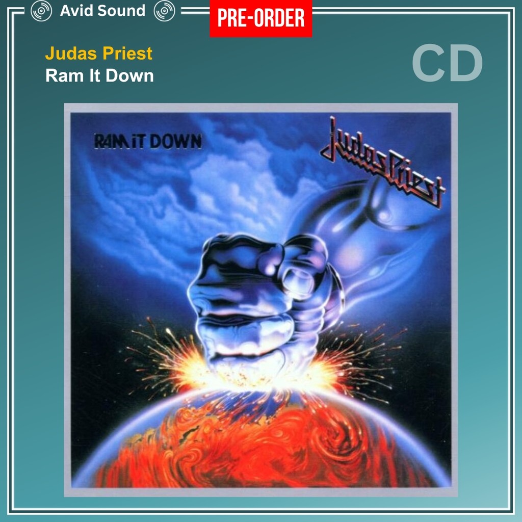Pre-Order CD แผ่นซีดี Judas Priest Ram It Down ใหม่ ซีล Judas Priest CD