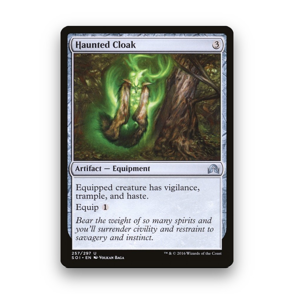 [MTG] Haunted Cloak (#257) [SOI] [ARTIFACT] [UNCOM] | Magic the Gathering
