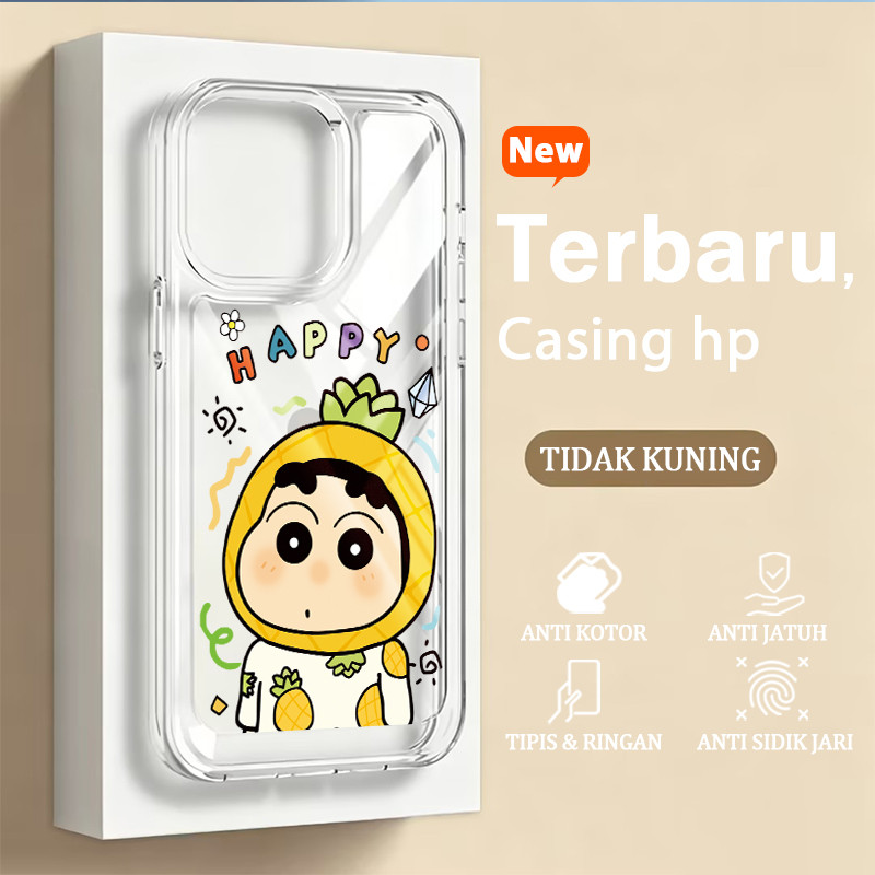 น่ารัก Shinchan กรณี Hp Oppo A6X A6 A6T Pro Reno 15 5G Reno 15F A9 A5 2020 A16 A5 2025 11 11F A6 Pro