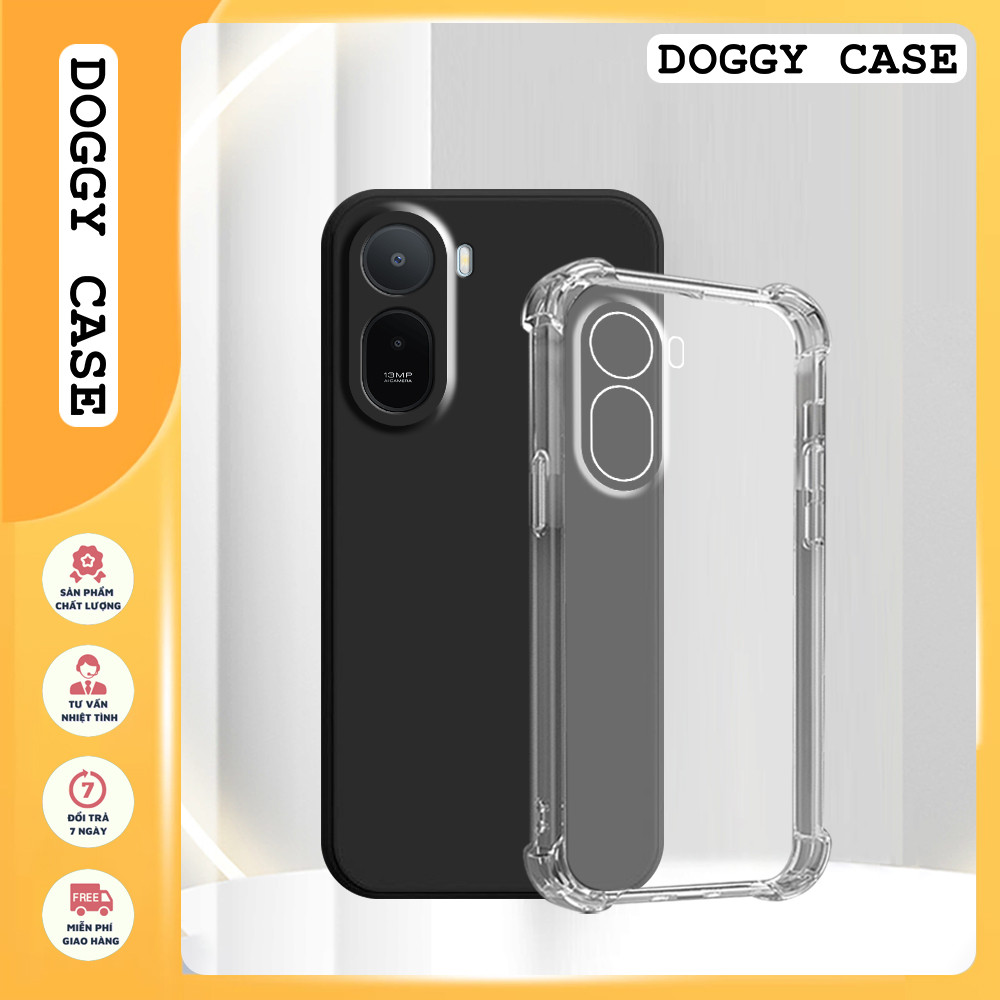 เคสป้องกันกล้อง Xiaomi Redmi A7 Pro / Poco C85x 5G, TPU, กันกระแทกโปร่งใส