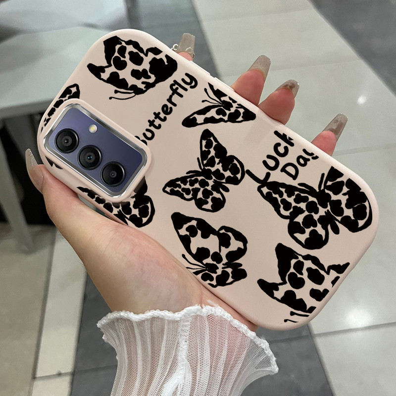 เคส ใช้ได้กับ Samsung A15 4G A15 5G A14 5G A14 4G เคสซิลิโคนผีเสื้อขนาดเล็ก