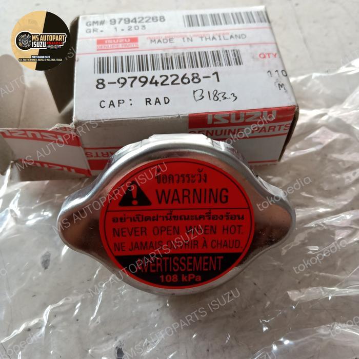 ISUZU DMAX 4JJ JK JH 4JH1 4JK1 4JJ1 MUX ORIGINAL RADIATOR CAP