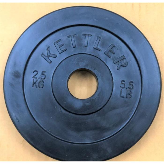 ล่าสุด Kettler Rubber Plate 2.5 Kg Dumbell Plate Barbell Weight