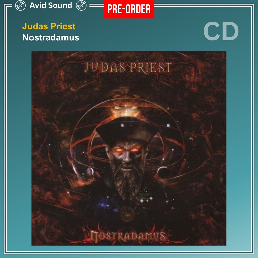 Pre-Order CD แผ่นซีดี Judas Priest Nostradamus ใหม่ ซีล Judas Priest CD