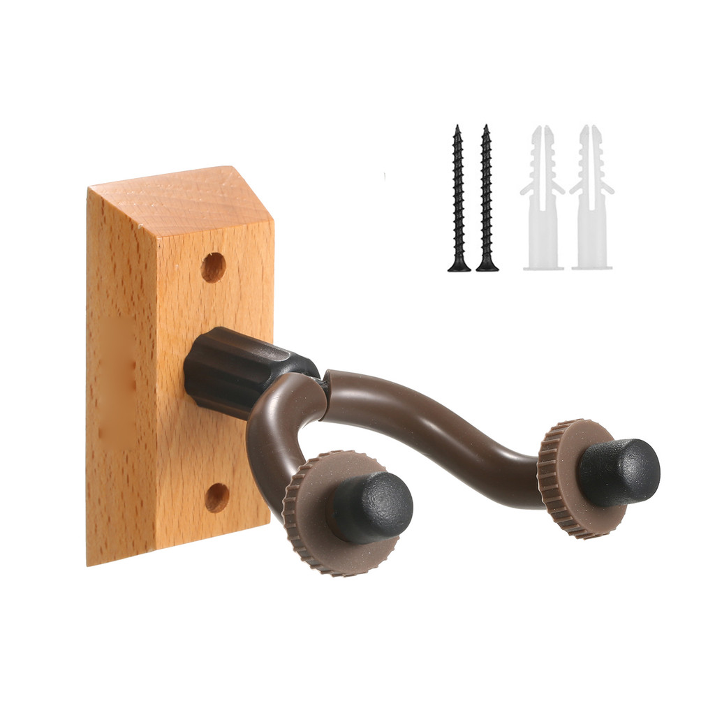Vchoth GH-01 กีตาร์แขวนไม้ Wall Mount Hook Holder Keeper สําหรับกีตาร์ไฟฟ้าอะคูสติกเบส Ukulele Strin