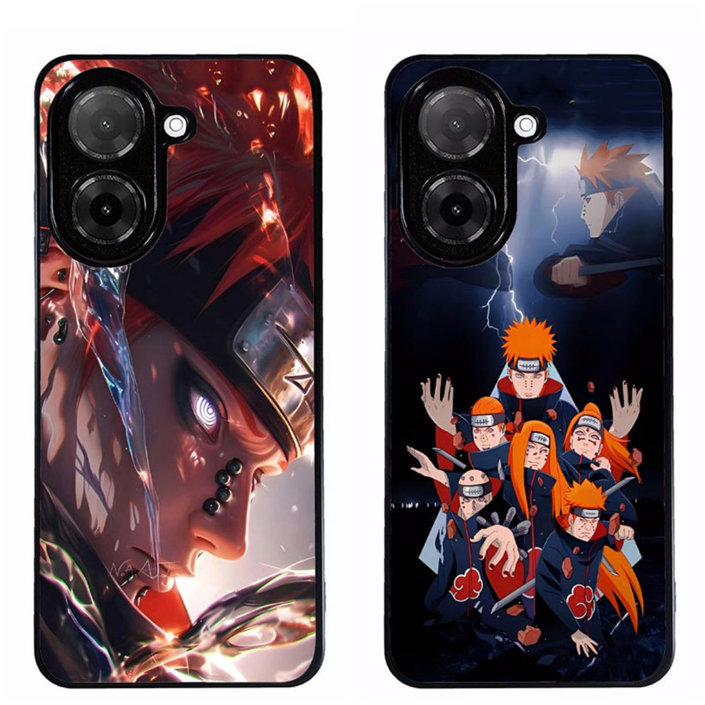 เคสโทรศัพท์สําหรับ POCO C71 Akatsuki Pain ความงามป้องกันสีดํา