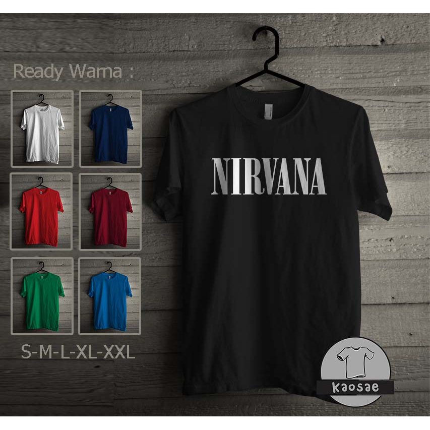 เสื้อยืด Nirvana เสื้อยืด Distro