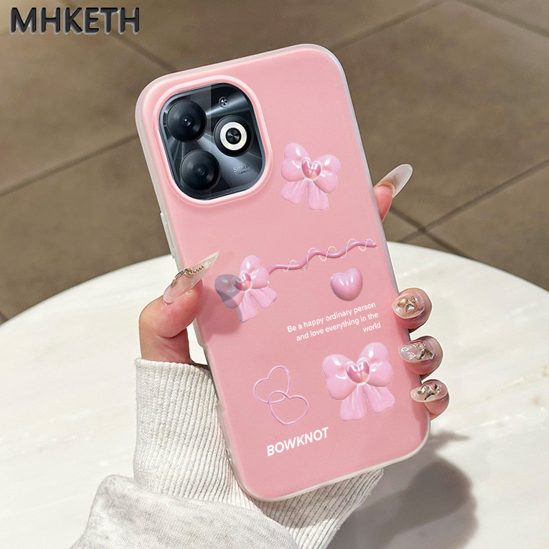 MHKETH เคสสำหรับ Infinix Smart 8 Pro Smart 8 HD Smart 8 Plus Hot 40i Spark Go 2024 20 20C 20P POP 8 