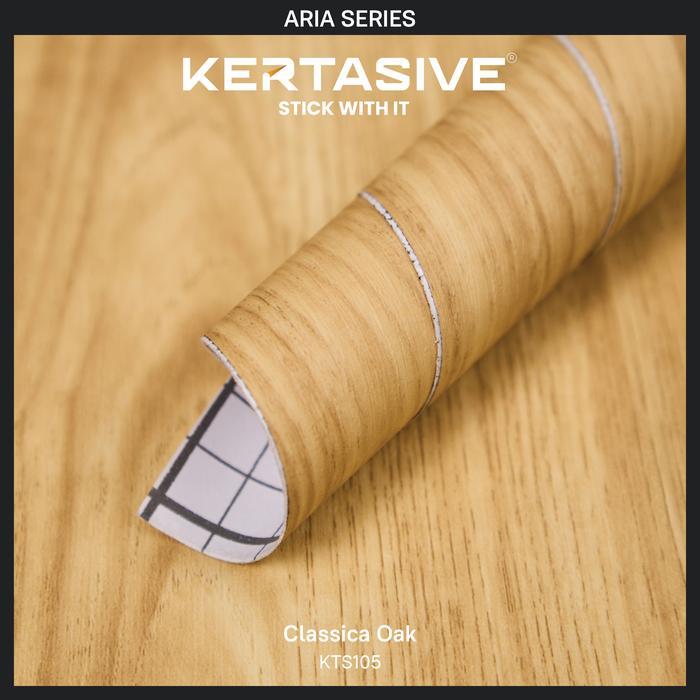 AMS - ฟิล์มตกแต่งภายใน PVC Kertasive - Classica Oak (122cm) /M QQ670