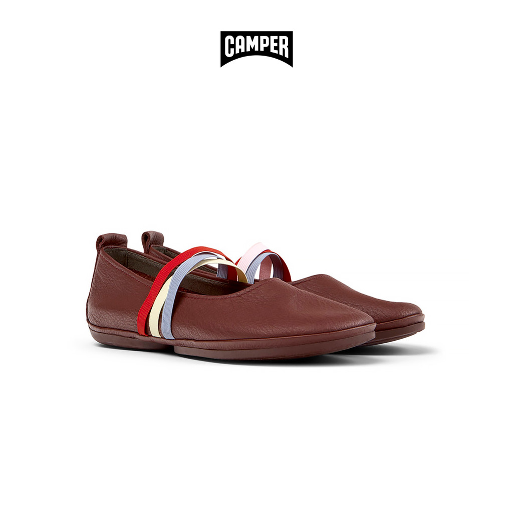 CAMPER รองเท้าลำลอง ผู้หญิง รุ่น TWS Right Nina สีแดงเบอร์กันดี ( CAS -  K201665-012 )