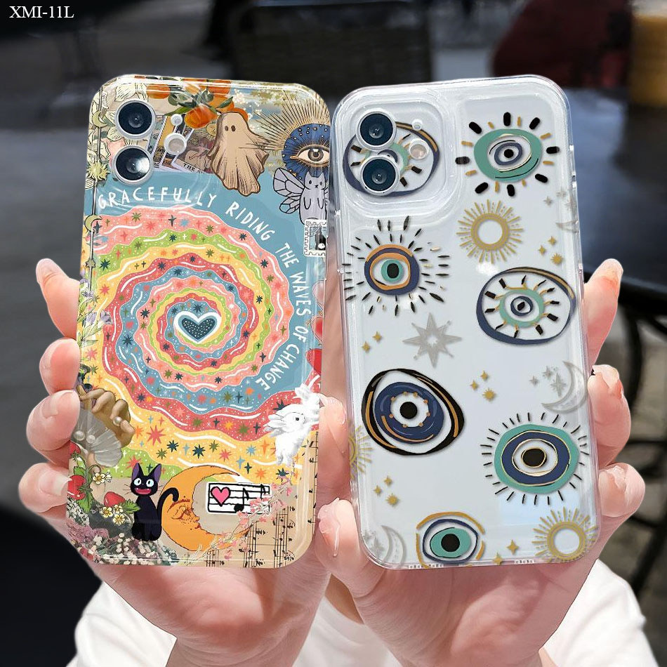 เคส For Xiaomi Redmi Mi 13C 12 12C 11 10 10C 10A A1 A2 9C 9T 9A 9 Poco C65 X6 M3 M6 M5S Lite NE Pro 5G Phone Case TKK