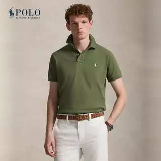 Polo Ralph Lauren เสื้อโปโลผู้ชาย รุ่น MNPOKNI1N820138 สีเขียว