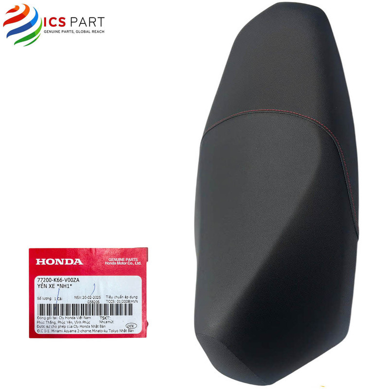 77200K66V00ZA | อานรถจักรยานยนต์ Air Blade 125, Air 125, Abl 125 ABL 125 K66 2015 - 2019 *NH1* Honda