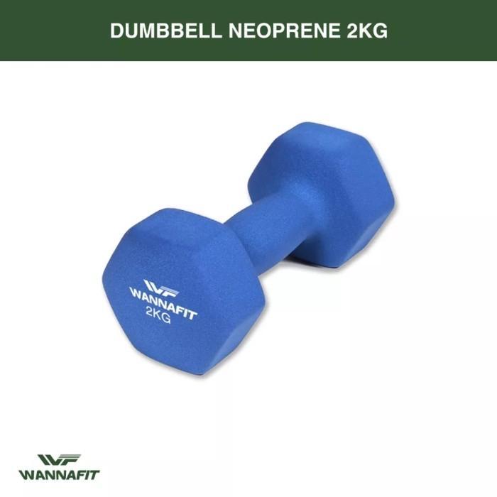Hot Dumbbell Wannafit Dumbbell Neoprene Barbell ไวนิล Anti Slip 1 2 3 4 5 Kg