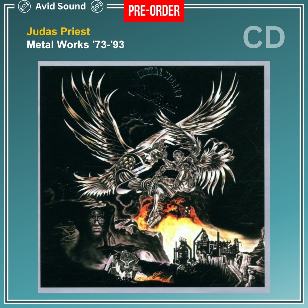 Pre-Order CD แผ่นซีดี Judas Priest Metal Works '73-'93 ใหม่ ซีล Judas Priest CD